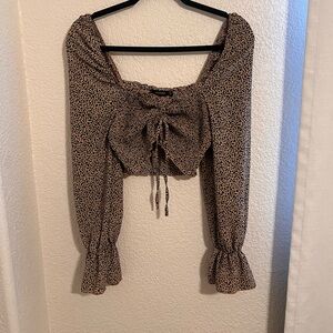 Leopard Print Women's Top